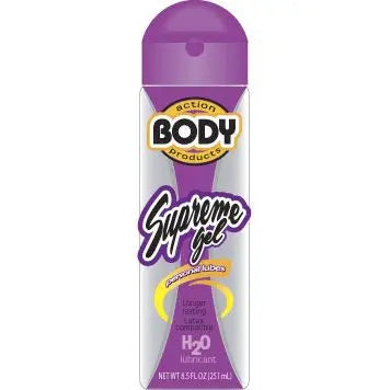 Body Action Supreme Gel Lube 2.3 oz Body Action