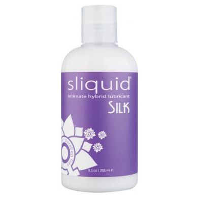 Sliquid Silk Hybrid Lubricant Bottle 8.5oz Sliquid