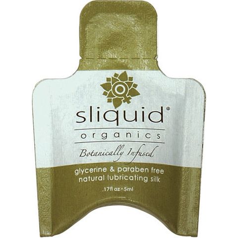 Sliquid organics silk lubricant - .17 oz pillow Sliquid