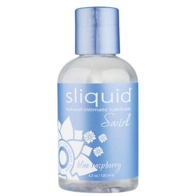 Sliquid swirl lubricant blue raspberry - 4.2 oz bottle Sliquid