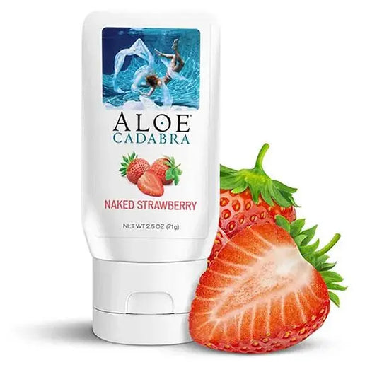 Aloe Cadabra Organic Lube Strawberry 2.5 Oz Aloe Cadabra Lubes