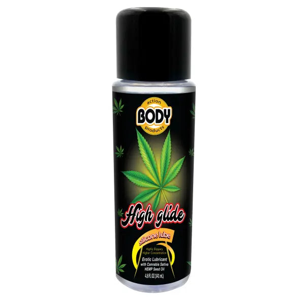 High Glide Erotic Lubricant 4.8 Oz Bottle Body Action Products