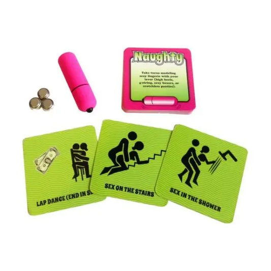 Naughty Vibrations Game with Bullet Vibrator Ball & Chain