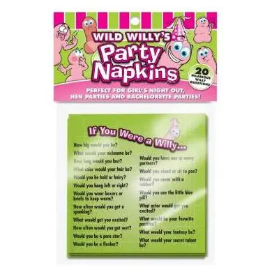 Wild Willy&#039;s Party Napkins Ball & Chain