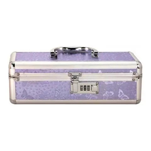 Lockable Vibrator Case Small Purple BMS Enterprises