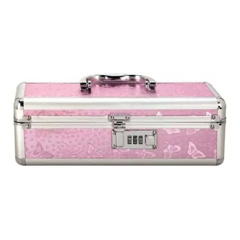 Lockable Vibrator Case Small Pink BMS Enterprises