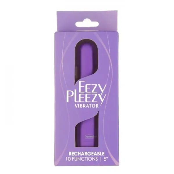 Powerbullet Eezy Pleezy 5 In Vibe Rechargeable Purple BMS Enterprises