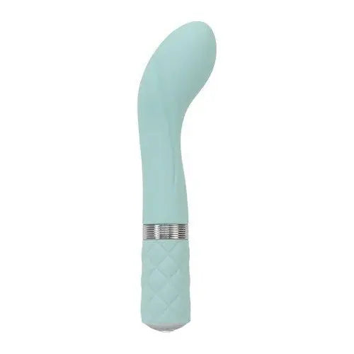 Pillow Talk Sassy G-Spot Vibe with Crystal Teal BMS Enterprises