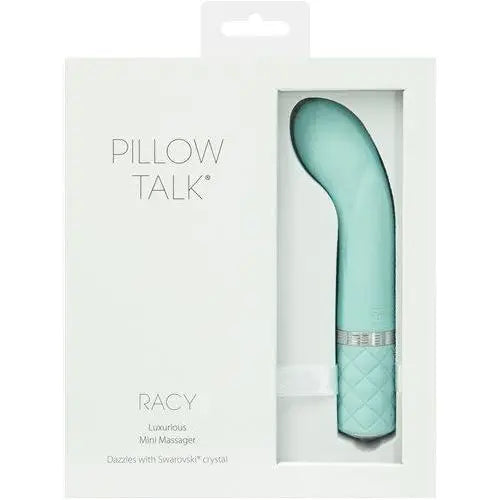 Pillow Talk Racy Vibe W/ Swarovski Crystal Teal BMS Enterprises