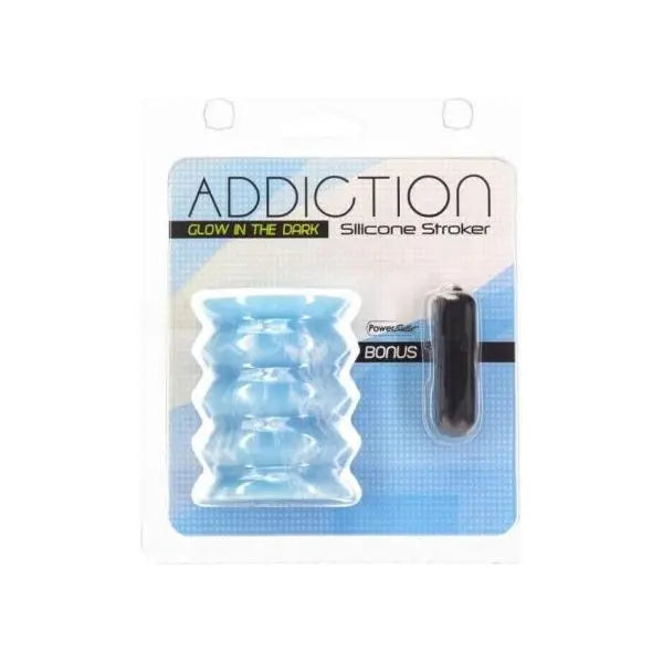 Addiction Silicone Stroker Glow In The Dark BMS Enterprises