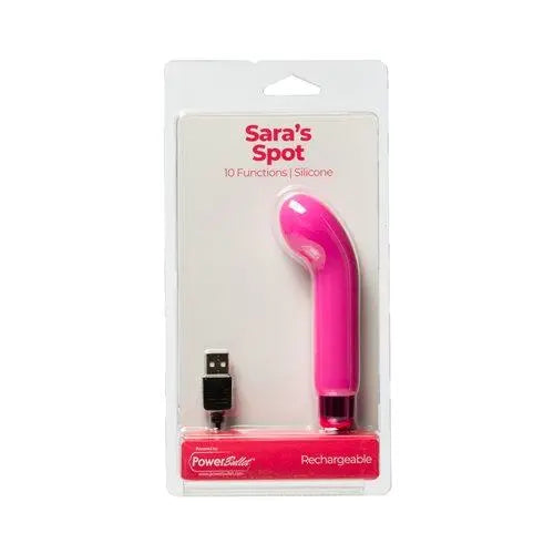 Powerbullet Saras Spot 4in 10 Function Bullet Pink BMS Enterprises