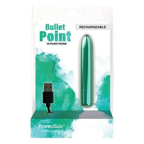 Power Bullet 4 Bullet Point 10 Function Bullet Teal &quot; BMS Enterprises