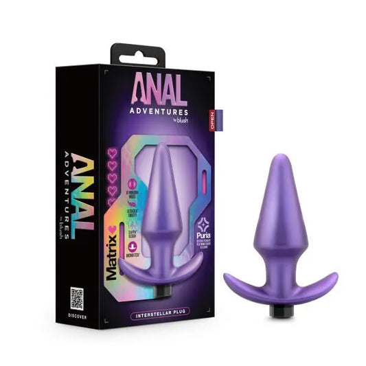 Anal Adventures Matrix Plug Interstellar Astro Violet Blush Novelties