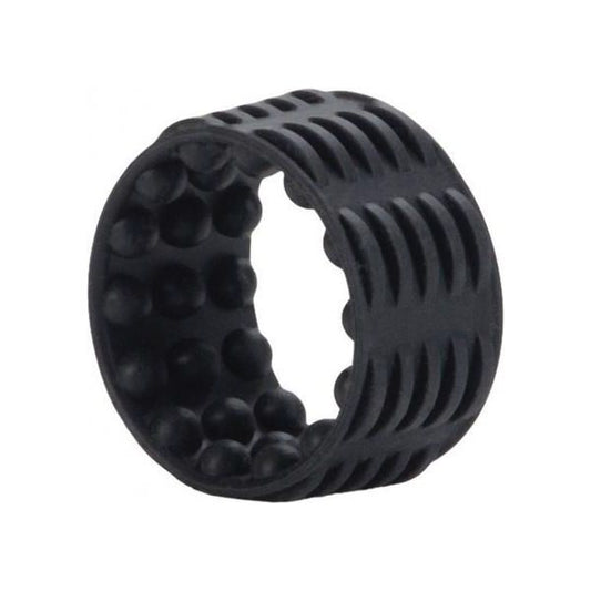 Adonis Silicone Reversible Enhancer Cockring Black Cal Exotics