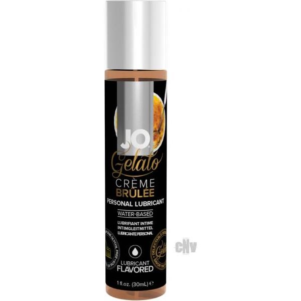 JO Gelato Flavored Lube Creme Brulee 1oz System Jo