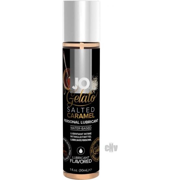 JO Gelato Flavored Lube Salted Caramel 1oz System Jo