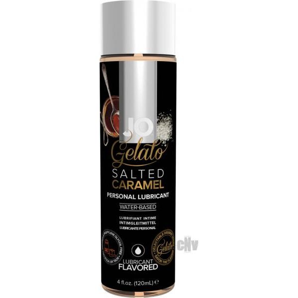 JO Gelato Flavored Lube Salted Caramel 4oz System Jo