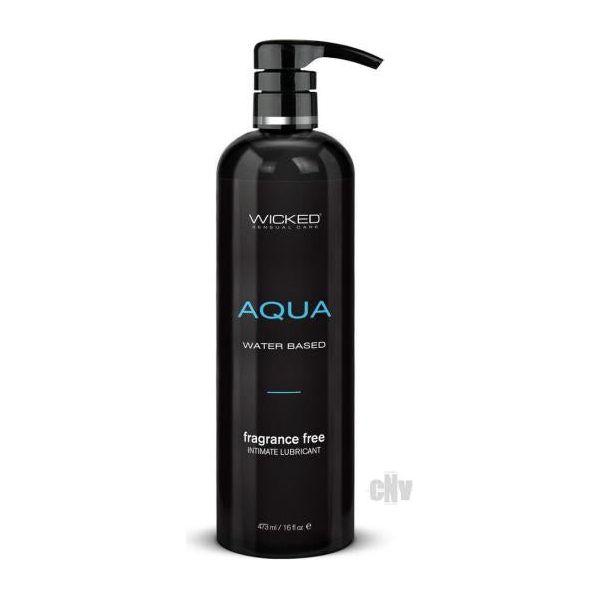 Wicked Aqua Unscented Lube 16oz Wicked Sensual Care