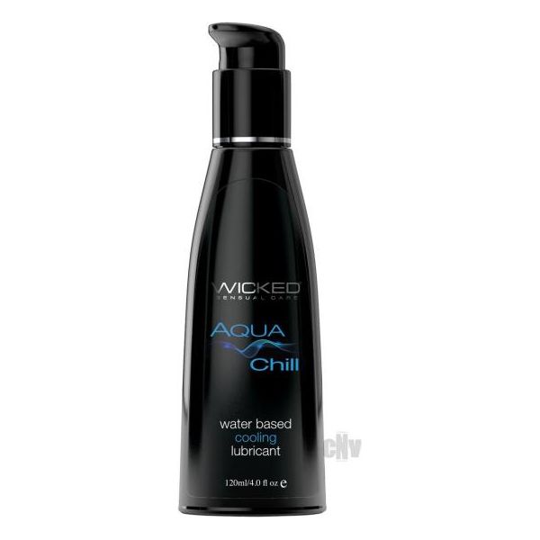 Wicked Aqua Chill Cooling Lube 4oz Wicked Sensual Care