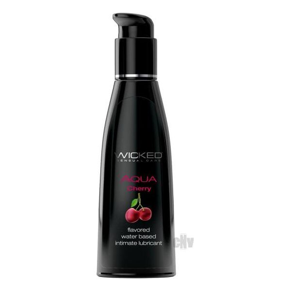 Wicked Aqua Cherry Lube 4oz Wicked Sensual Care