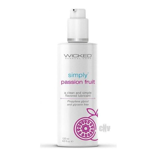 Simply Passion Fruit Lube 4oz Wicked Sensual Care