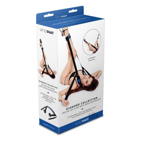 Whipsmart Deluxe Sex Sling Ankle Blue Xgen, Llc.