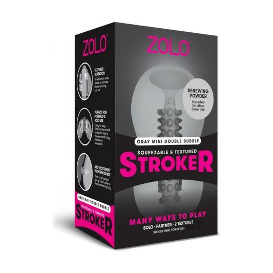 Zolo Mini Stroker Grey Zolo