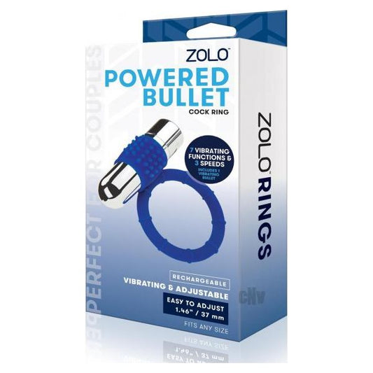 Zolo Rechargeable Vibe Cock Ring Navy Xgen, Llc.