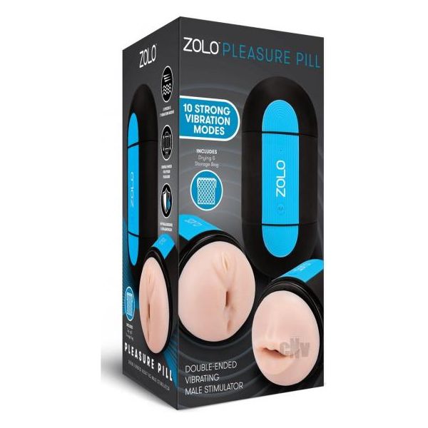 Zolo Pleasure Pill Black/blue Xgen, Llc.