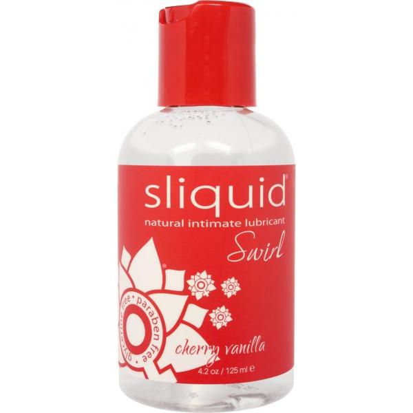 Sliquid Swirl Flavored Water Based Lubricant Cherry Vanilla 4.2 Ounce Sliquid