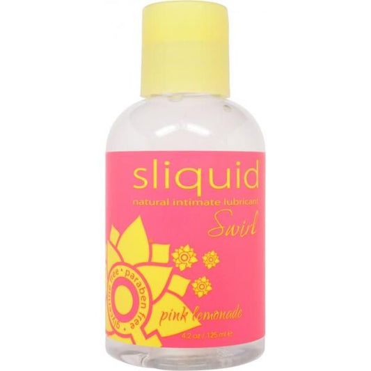 Sliquid Swirl Water Based Lubricant Pink Lemonade 4.2 Ounce Sliquid