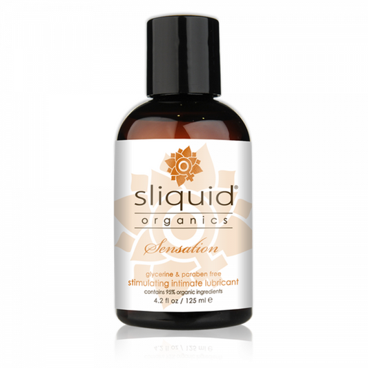 Sliquid Organics Sensation Botanically Infused Naturally  Warming Lubricant 4.2 Ounce Sliquid