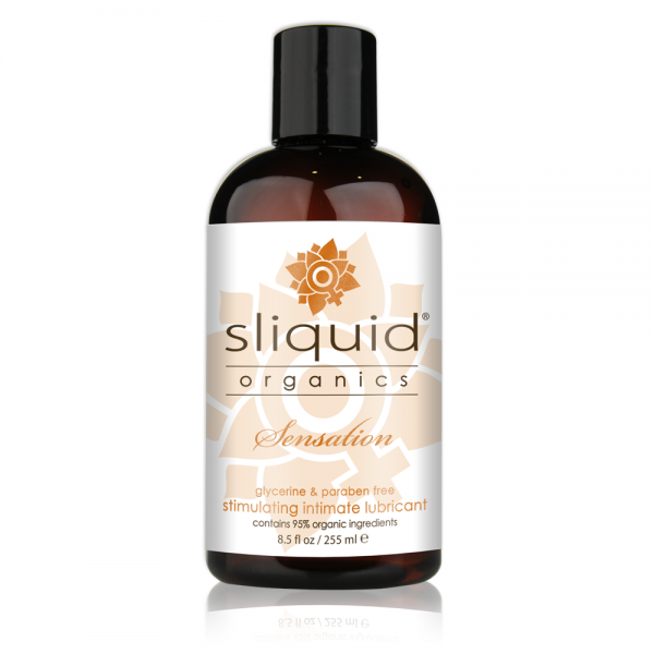 Sliquid Organics Sensations Warming Lubricant 8.5oz Sliquid