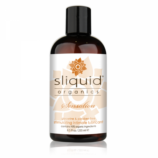 Sliquid Organics Sensations Warming Lubricant 8.5oz Sliquid