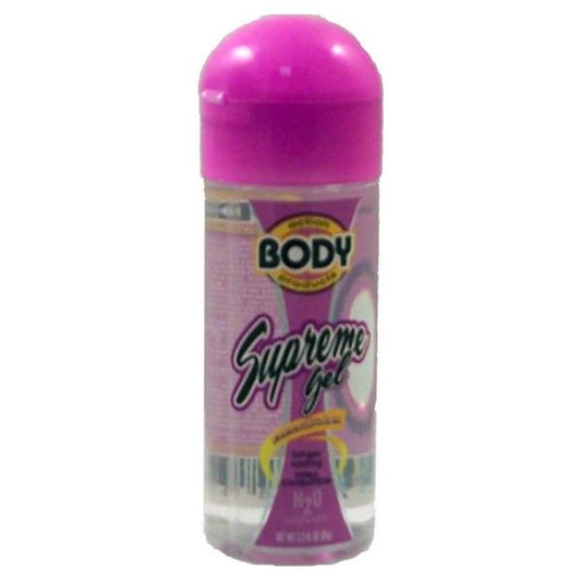 Body Action Supreme Gel Water Based Lubricant 2.3 Ounce Body Action