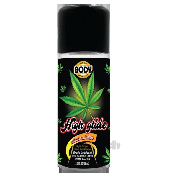 High Glide Erotic Lubricant 2.3oz Body Action