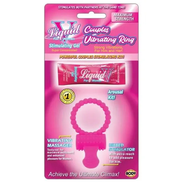 Liquid V Couples Vibrating Ring Kit Body Action Products