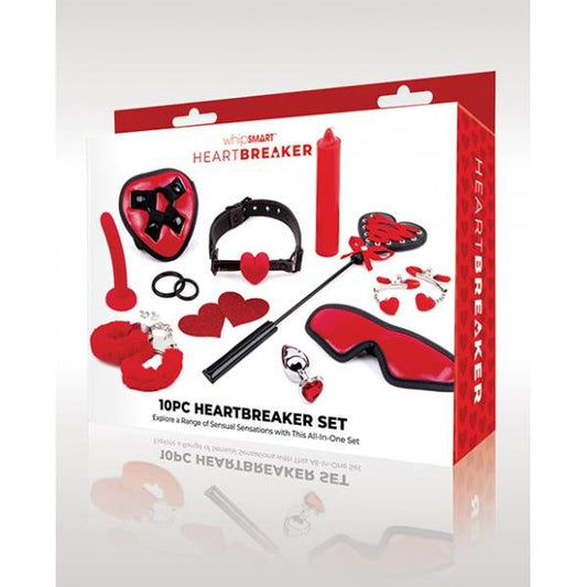 Whipsmart Heartbreaker 10 Pc Set - Black/red Xgen