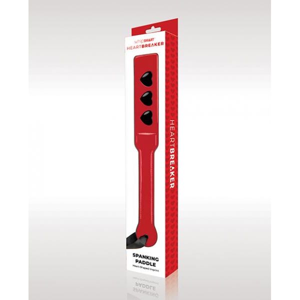 Whipsmart Heartbreaker Spanking Paddle - Red/black Xgen