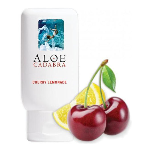 Aloe Cadabra Organic Lubricant - 2.5 Oz Bottle Cherry Lemonade Seven oaks farm/live well brands