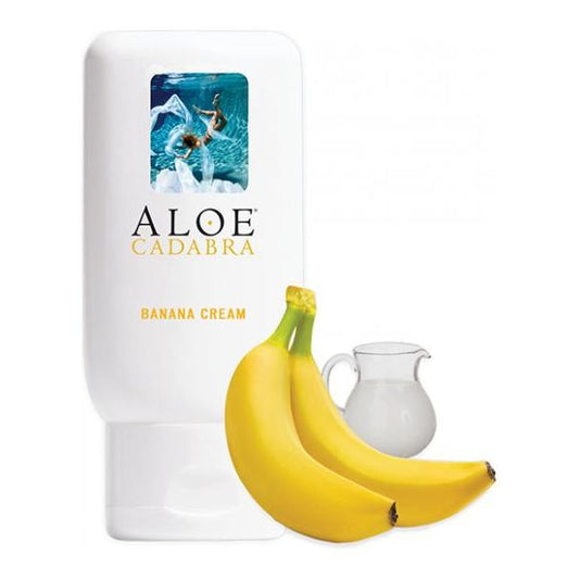 Aloe Cadabra Organic Lubricant - 2.5 Oz Bottle Banana Cream Seven oaks farm/live well brands