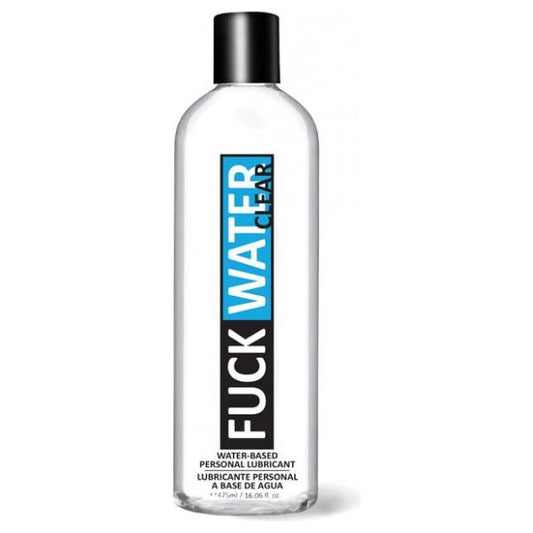 F*ck Water Clear H2O Water Based Lubricant 16oz Bottle Picture Brite