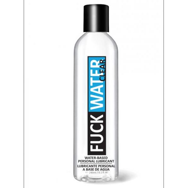 F*ck Water Clear H2O Lubricant 8oz Bottle Picture Brite