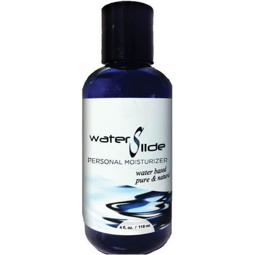 Water slide personal lubricant w/carrageenan - 4 oz bottle Earthly Body