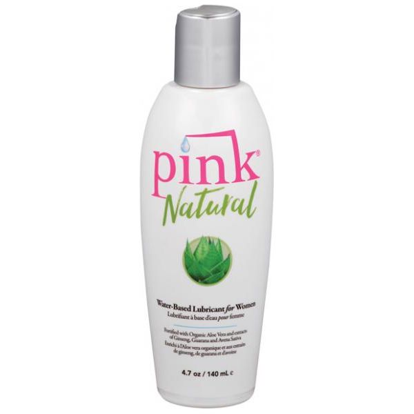 Pink Natural Water Based Lubricant For Women 4.7oz Empowered products