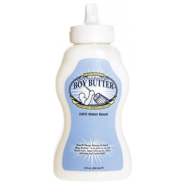 Boy Butter H2O Lubricant Squeeze Bottle 9oz Boy Butter Lubes