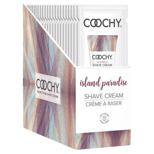 Coochy Shave Cream Display - 15 Ml Island Paradise Display Of 24 Classic brands