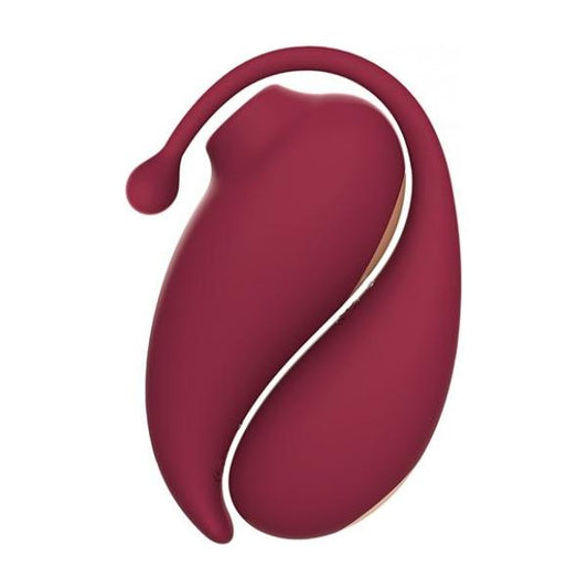 Adrien Lastic Inspiration Clitoral Suction Stimulator &amp; Vibrating Egg - Red Cnex eic corp/adrien lastic