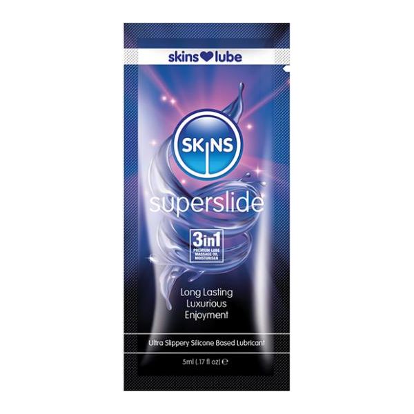 Skins Super Slide Silicone Based Lubricant - 5 Ml Foil Creative conceptions