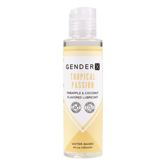 Gender X Flavored Lube - 4 Oz Tropical Passion Evolved novelties inc.